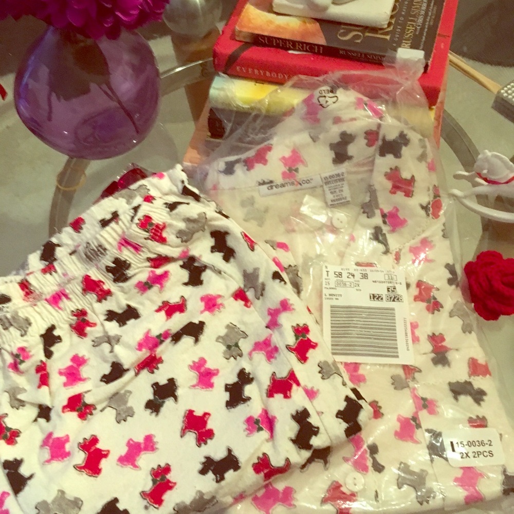 Dream Co. plus Scottish terrier 2 piece set.